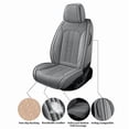 thumbnail image 3 of Car Seat Covers Full Set Custom Fit for Ford Fusion 2007-2020 - Premium Faux Leather Auto Protectors with Waterproof, Breathable, Anti-Slip Car Seat Protectors (Gray,Full Set), 3 of 7