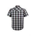 thumbnail image 2 of Camisa COEVALS CLUB para hombre, estilo western a cuadros, con botones a presión con perlas, 2 of 7
