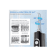 thumbnail image 3 of Irrigador Bucal Limpiador Dientes Eléctrico Con 4 Boquillas gris/negro, 3 of 4