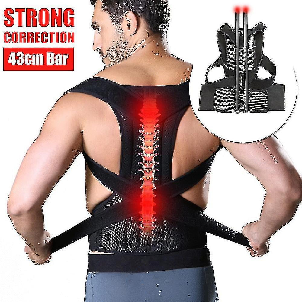 Medical Therapy Belt For Back Pain Shoulder Band Belt Support Brace Scoliosis Posture Corrector Corset Pain Relief Men Women Vinsniv Walmart