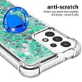 thumbnail image 5 of Funda para Samsung Galaxy A13 4G con Brillo Líquido Flotante, Purpurina, Parachoques y Anillo Giratorio Soporte, 5 of 5