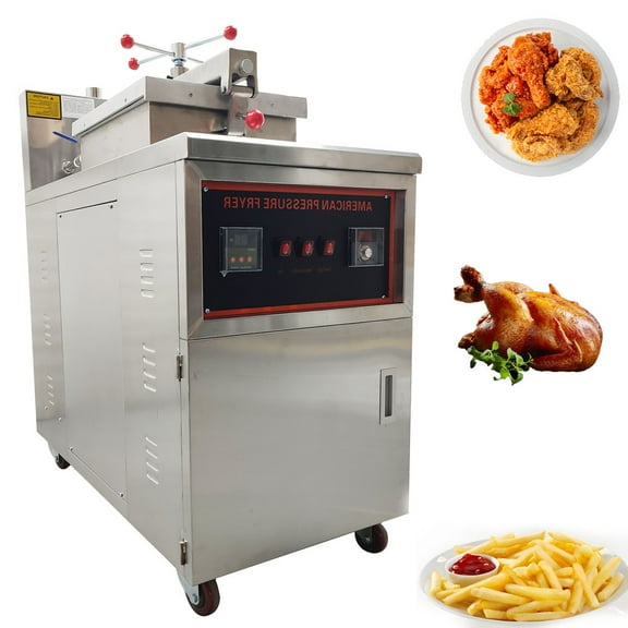 Commercial Natural Gas Fried Chicken Stove Temperature Control High Pressure Fryer Fried Food Machine