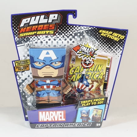 Marvel Captain America SnapBot Pulp Heroes Pull Back price history on PriceWatchPro