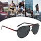 thumbnail image 5 of Gafas de sol de moda con montura grande anti-ultravioleta, gafas de sol retro de sapo, hechas de metal y resina, 5 of 5