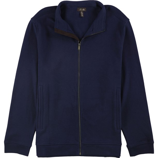 Tasso Elba - Chaqueta con cremallera frontal para hombre, azul, extragrande