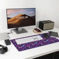thumbnail image 5 of Kdxio Bright Purple Butterflies Print Large Gaming Mouse Pad,Non-Slip Base,Water Resist Keyboard Pad for Gamer,Office & Home,29.5 x 15.8 in, 5 of 6