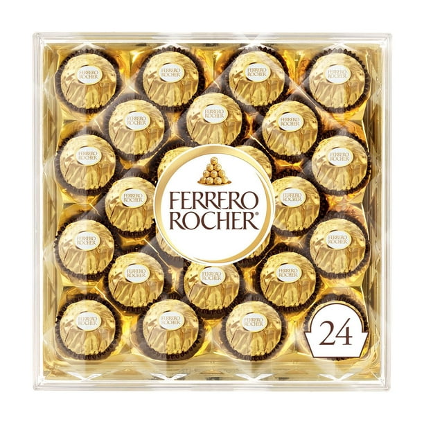 Boîte cadeau Ferrero Rocher de chocolats aux noisettes fins