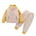 thumbnail image 2 of Esaierr Newborn Baby Boys 2PCS Clothes Outfits Set for Kids Toddler Sweatshirt Outfits Cotton Tops+ Pants Casual Warmth Autumn Winter Clothing Suit for 12M-10Y, 2 of 5