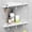 White, variant on Corner Shower Shelves, 10" Matte Black 304 Stainless Steel Recessed Shelf for Bathroom,Grout in Shelf with Hooks for Tiled Wall 2 Pack (Black)
