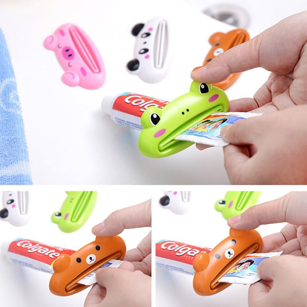 Cute Animal Multifunction Plastic Toothpaste Squeezer Bath Toothbrush Holder YL 