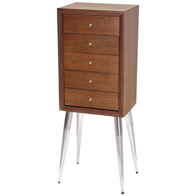 ACME Gannon Jewelry Armoire in Dark Mahogany