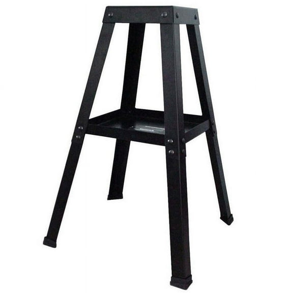 Voyager Tools Bench Grinder Stand HD 4 Legs Workbench Black Universal fit with Tool Tray
