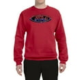 thumbnail image 2 of Red Blue and Black Ford Logo | Mens Cars and Trucks Crewneck Graphic Sweatshirt, Red, Small, 2 of 3