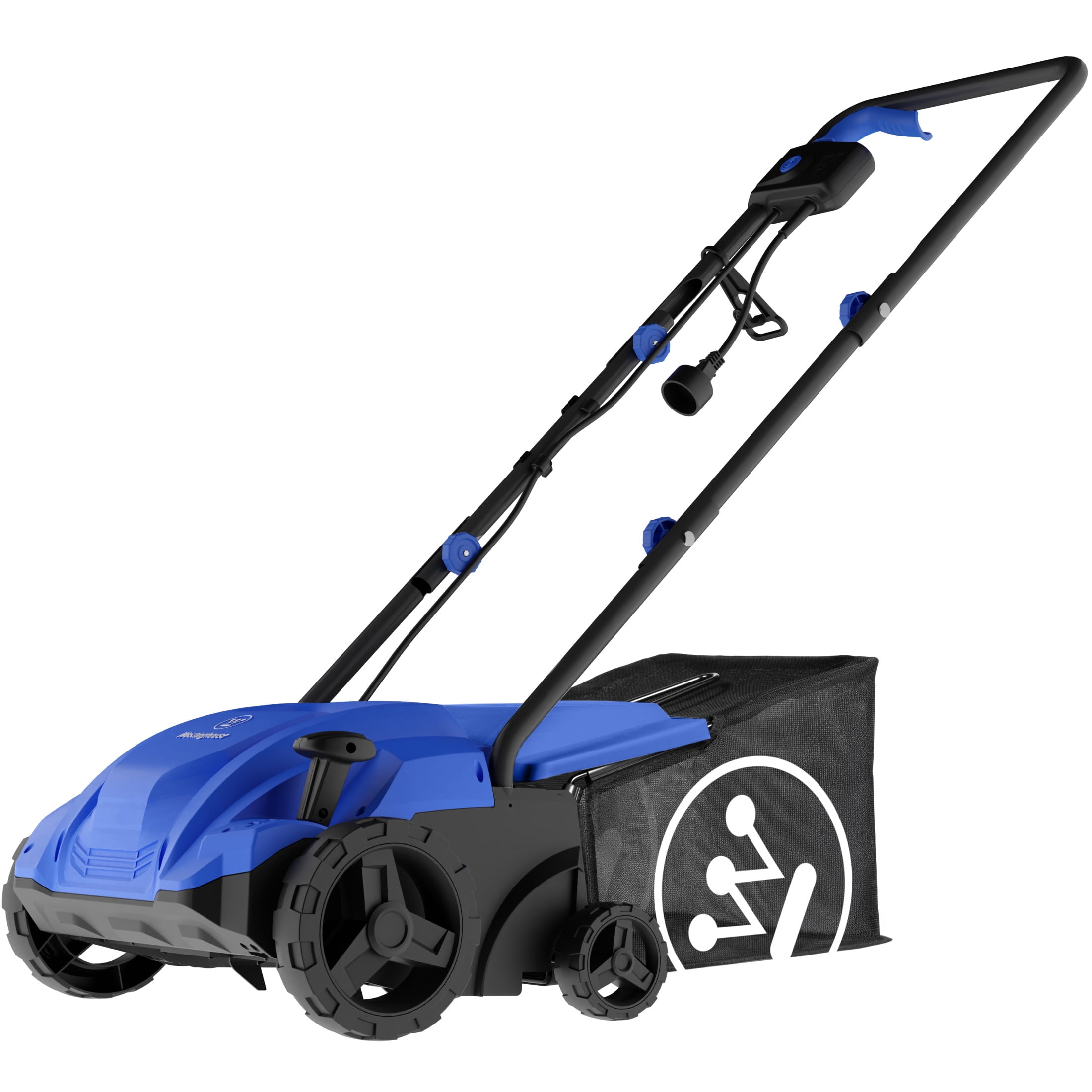 Westinghouse W13ADAC 13-Inch 12 Amp 2-in-1 Corded Electric Dethatcher and Aerator with 8 Gallon Thatch Collection Bag, 4-Position Depth Adjustment, Foldable Handle
