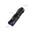 thumbnail image 2 of WQQZJJ Outdoor Lights Pen Clip Light Flashlight Cats Moss Curing Mini LED Violet Light 365nm Fluorescent Agent Detection Banknote Checking Light, 2 of 9