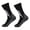 Gray, variant on Men's/Women's Mid-Calf Hiking Socks – Moisture-Wicking, Quick-Dry Outdoor Socks for Camping, Trekking & Skiing, Blister-Resistant Cushioned Crew Socks (1 Pair)