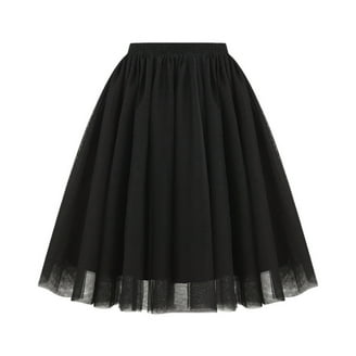 MBJ Women's Stretchy Flirty Flare Skirt, Flowy A-line Mini Skirt