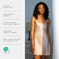 thumbnail image 2 of Fishers Finery Women's 100% Pure Mulberry Silk Chemise; Nightgown (Pink, M), 2 of 6