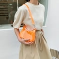 thumbnail image 3 of Sac à Bandoulière en PVC Transparent Mode Sac de Courses pour Femmes Hobos pour Dames (Blanc), 3 of 9