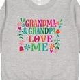 thumbnail image 3 of Inktastic Grandma Grandpa Love Me Girls Toddler Sweatshirt, 3 of 4