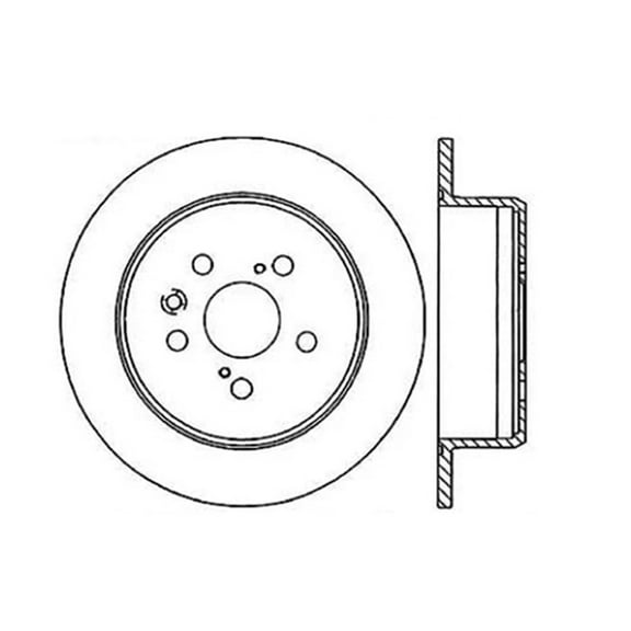 Centric 121.44042 Fits select: 1988-1991 TOYOTA CAMRY, 1992-1993 TOYOTA CELICA GT