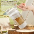 thumbnail image 2 of Electric Protein Shaker Bottle Instant Blending Mixer Cup for Protein Shakes Nuts Fruits Self Stirring Shaker Bottle for Fitness Enthusiasts USB Rechargeable Portable Gym Cup, 2 of 8