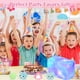 thumbnail image 5 of Outee 20 Piezas Mochi Juguetes Animales Kawaii con Caja de Regalo Brillan en la Oscuridad Lindo Juguete para aliviar el estrés Favores de Fiesta de cumpleaños para niños niñas y niños, 5 of 5