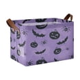 thumbnail image 3 of Halloween Basket Large Capacity Foldable Storage Bin with Handle for Toys Clothes Trick or Treat by OVFUIZ, 3 of 7