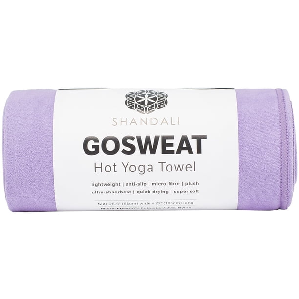 Toalla de mano Shandali GoSweat de microfibra superabsorbente violeta