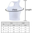 thumbnail image 2 of XINQIHANG 4 Pieces Women's Crop Tops Cotton Basic Tank Tops Racerback Sleeveless Sports Workout Crop Tank Tops, 2 of 7