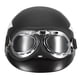 thumbnail image 3 of Protector solar Casco de seguridad UV Casco de motocicleta Mujeres Hombres con gafas (Negro), 3 of 8