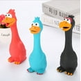 thumbnail image 4 of Dog Squeaky Toy Funny Teeth Training Latex Squeaky Chicken Dog Chew Toy, 4 of 7