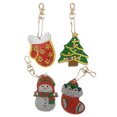 thumbnail image 1 of Monstrate 4/5 Uds. DIY pintura de diamantes árbol de Navidad colgante taladros completos forma especial bordado de diamantes adornos navideños Artesanía Tipo3 4 Stück, 1 of 6