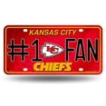thumbnail image 2 of Kansas City Chiefs #1 Fan License Plate, 2 of 4