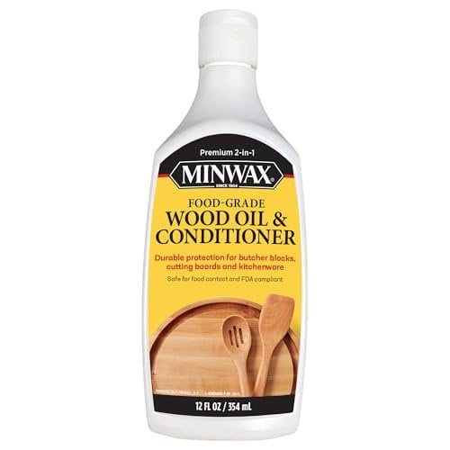 Minwax Food-Grade Wood Oil & Conditioner, 12 fl. oz.
