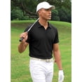 thumbnail image 6 of RICHCOIN Polo Shirts for Men Short Sleeve Classic Collared Casual Knit Golf T Shirt Summer Tops, 6 of 7