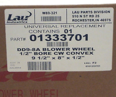 01333701 LAU Wheel DD9-8 x 1//2/” CW Convex FACTORY NEW! 1
