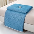 thumbnail image 2 of Lightweight Reversible Quilt Blanket, Quilted Bedspread Coverlet For Bedroom,Throw (39"x59"), 2 of 4