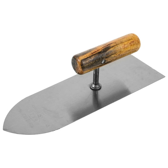 Finishing Trowel for Drywall and Concrete, Masonry Tool with Rounded Front, Steel Material, 9.64 x 3.42 x 2.75 inches