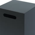 thumbnail image 5 of Reign Outdoor Rectangular Iron Gas Fire Pit , Dark Grey, 5 of 9