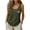 Army Green, variant on Women's USA Flag Boxy Tank Tops Vintage Patriotic 250th Anniversary of United States Sleeveless Shirts July 4th