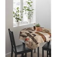 thumbnail image 3 of Cactus Flowers Square/Round Tablecloths 54x54,Rustic Chic Old Tropical Fruit Watercolor Table Cloth Table Cover Indoor/Outdoor Tabletop Decor for Wedding Holiday Party Dinner Baby Shower, 3 of 7