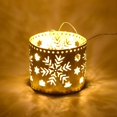 thumbnail image 1 of Portavelas hueco de hierro de Navidad adornos navide?os para el hogar adornos de mesa Noel Navidad Nat, 1 of 2