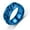 Blue, variant on Simple Trendy Men's Chain Titanium Steel Ring