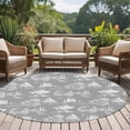 thumbnail image 4 of Farmhouse Country Round Area Rug 5Ft Washable Circle Rugs for Living Room Bedroom, Grey Vintage Trees Rustic French Garden Non-Slip Carpet Floor Mats Indoor Outdoor Carpet Runner Aesthetic Home Decor, 4 of 8