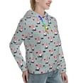 thumbnail image 2 of Yiaed Christmas Gnome 1 Print Womens Casual Hoodies Crew Neck Long Sleeve Sweatshirts With Pocket Pullover Tops Women's Hooded Sweatshirt-Medium, 2 of 5