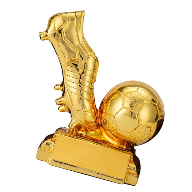 Trofeo de fútbol, premio, zapatos, coleccionable, regalo para fanáticos, adorno de escritorio, bota de fútbol Recubrimiento de oro