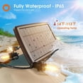 thumbnail image 4 of 48 FT Solar String Lights Outdoor Waterproof with Remote&USB Port Solar Patio Lights Long Last for 20+Hrs, 3 Light Modes, Dimmable Solar Lights for Outside Backyard Party, 4 of 7