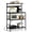 Grey, variant on Casabay 24 Inch Metal & Wood Bakers Rack with Power Outlet & Storage, 4-Tier Multifunctional Coffee Bar Microwave Stand for Kitchen & Living Room, Rustic Brown