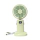 thumbnail image 2 of Fiudx Ventilador de Mano, Diseño Plegable de 90 Grados, Batería Recargable Por Usb, Pantalla Digital, Uso En Interiores y Exteriores, Compañero de Viaje, Ligero y Portátil., 2 of 6